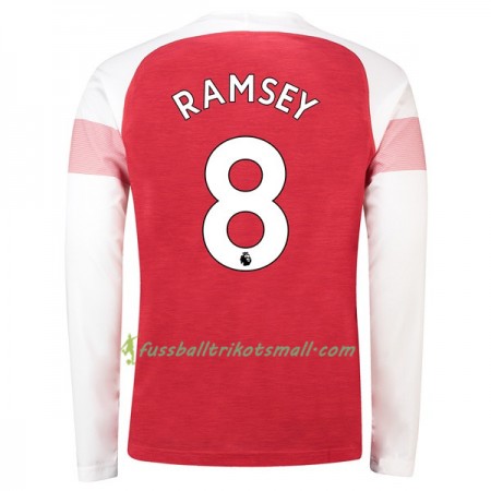 Günstige Fußballtrikots Arsenal Ramsey 8 2018-2019 Langarm Heimtrikot kaufen